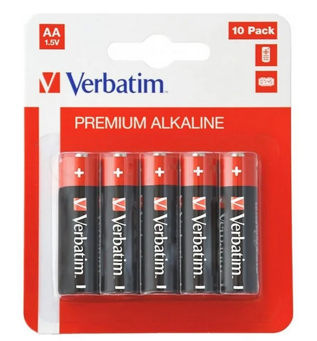 Výhodná Nabídka Baterie Verbatim alkalickáAA 1,5 V 4 ks 49921