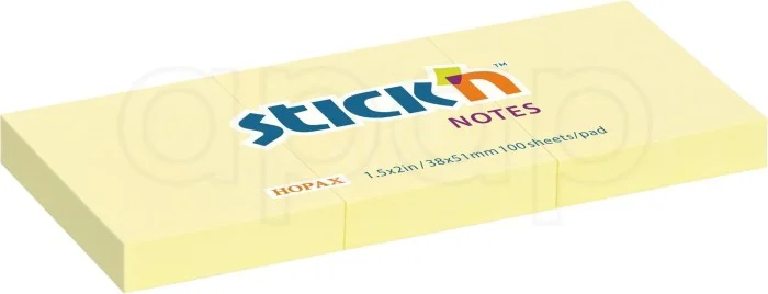 Akce Bloček samolepicí Hopax38x51mm3x100 listů 21003