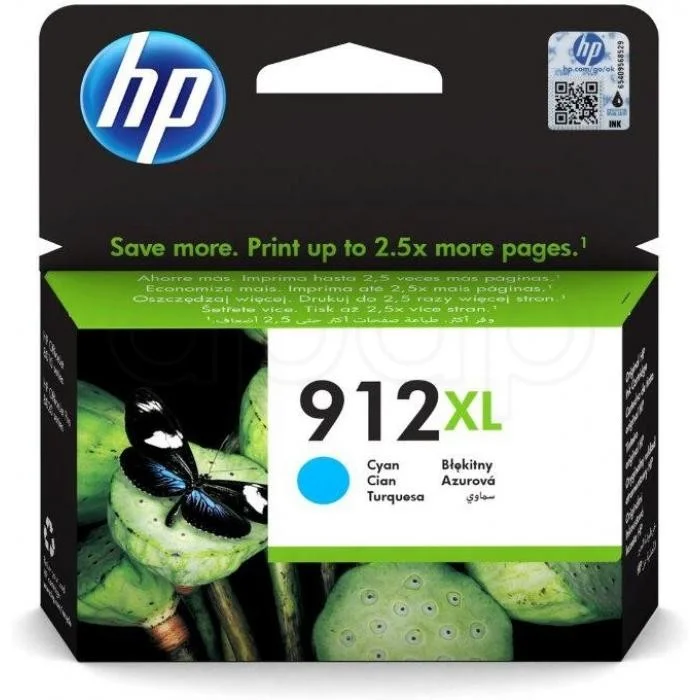 Výprodej Cartridge HP 912XL originálmodrá 825str.