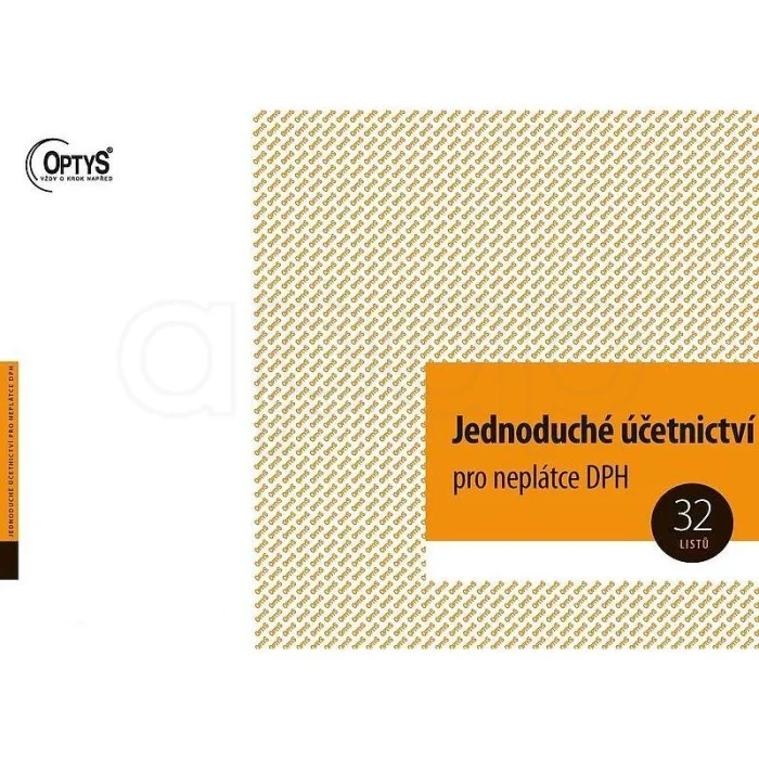 Daňová evidence pro neplátce DPH32 listů Optys 1022 Vrácení Zdarma