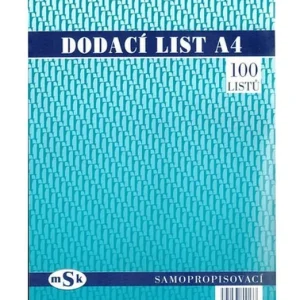 Dokud Zásoby Vydrží Dodací list A4 NCR 100 listů Msk 13