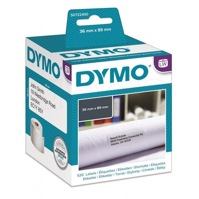 Dymo štítky pro termální tisk89x362x260 99012 Nejprodávanější