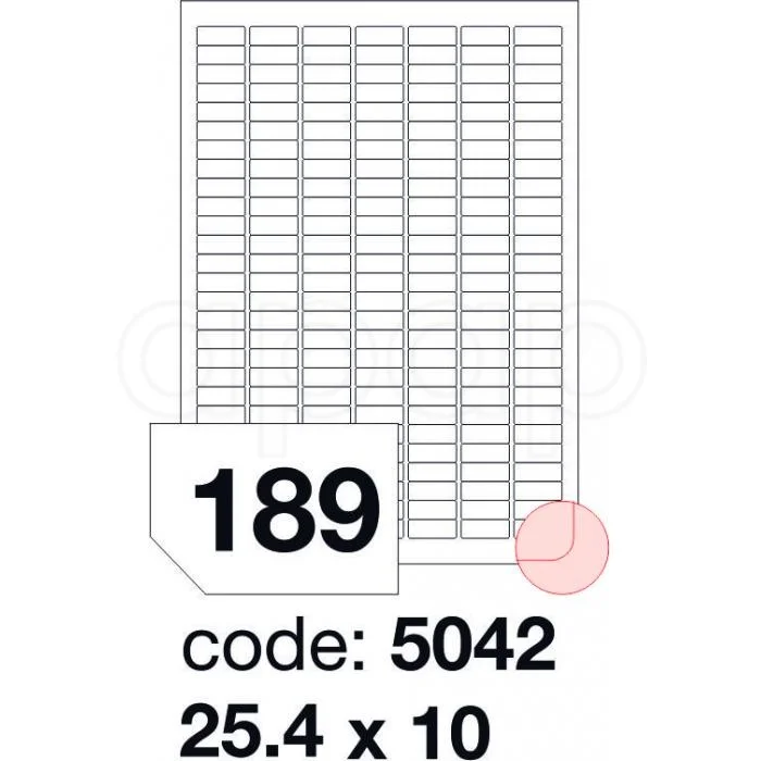 Přímo Od Výrobce Etikety A425,4x10mm100 listů 189 etiket 5042