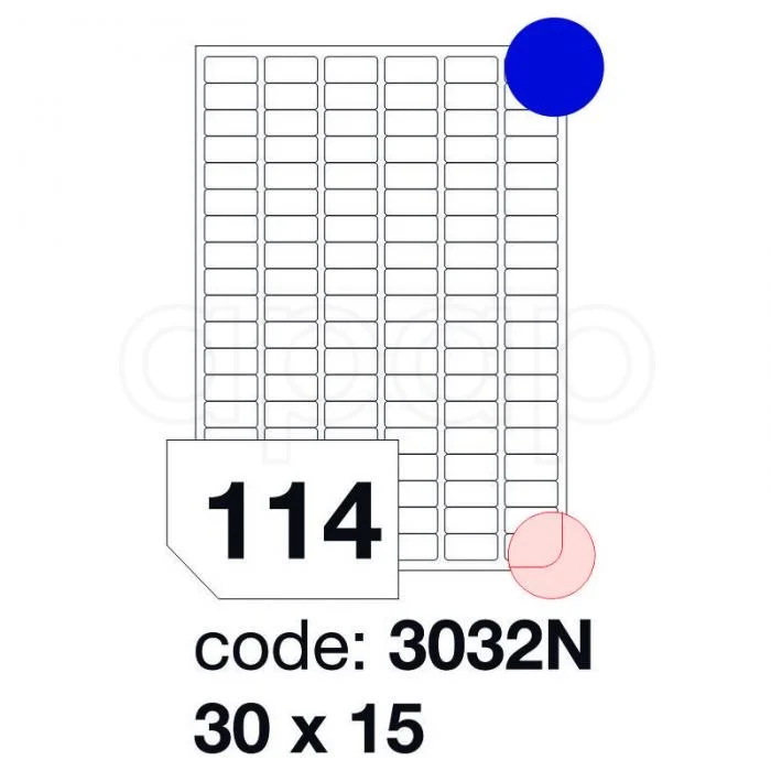 Ověřený Etikety A430x15mm 100 listů 114 etiket 3032 N