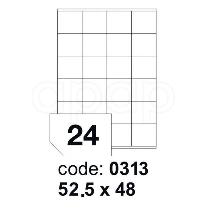 Etikety A452,5x48mm100 listů 24 etiket 0313 Cenový Hit