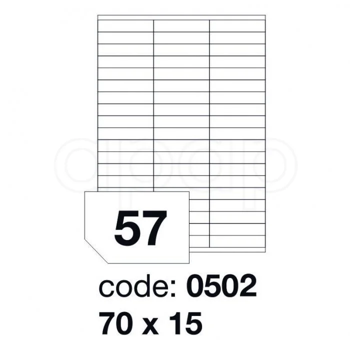 Etikety A470x 15mm 100 listů 57 etiket 0502 Poslední Šance