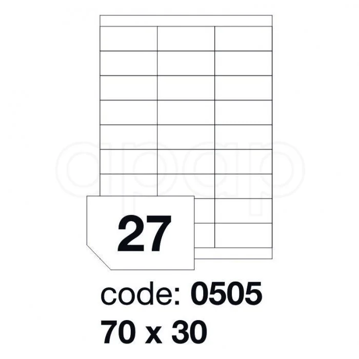 Etikety A470x 30mm 100 listů 27 etiket 0505 Bezpečná Platba