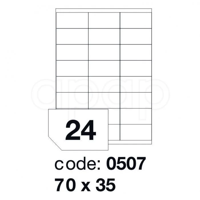 Etikety A470x 35mm 100 listů 24 etiket 0507 Dokud Zásoby Vydrží