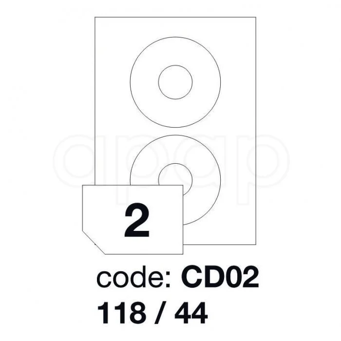Dokud Zásoby Vydrží Etikety na CD02 118/44100 ks A4