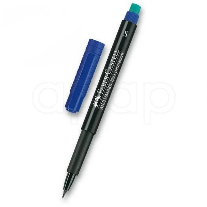 Akční Nabídka Faber-Castell popisovač 1523 Permanent S modrý