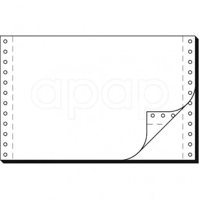 Bezpečná Platba Papír tabelační 24cm x 6 palců1+1P NCR 1000 složek