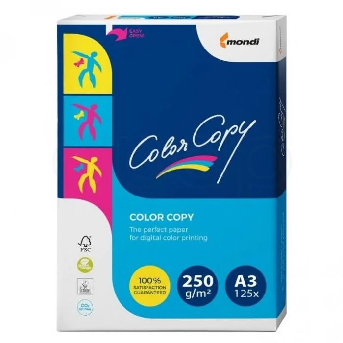 Vysoce Kvalitní Papír xerografický A3 Colorcopy250g 125 listů