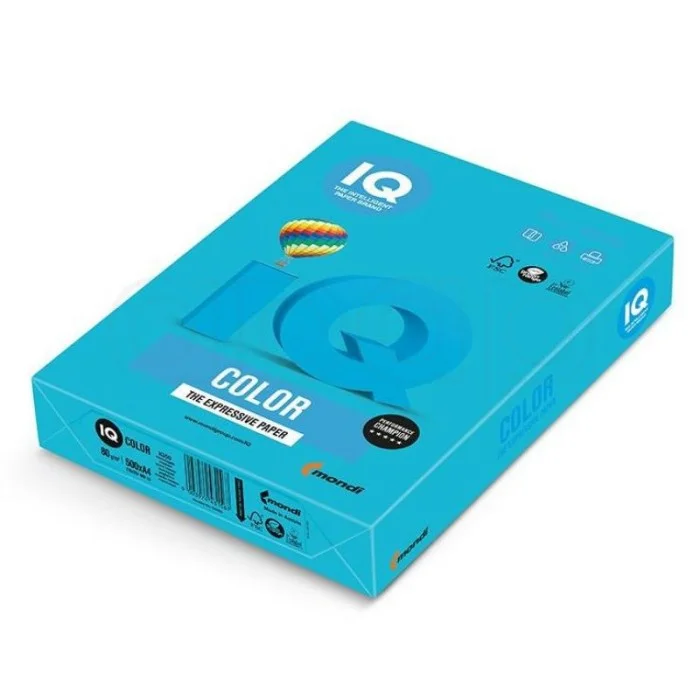 Speciální Cena Papír xerografický barevný IQ ColorA480g 48 (AB) azurový500 listů