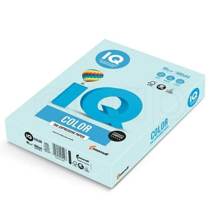 Top Prodej Papír xerografický barevný IQ ColorA4 160g 29 (BL) modrý světle250 listů