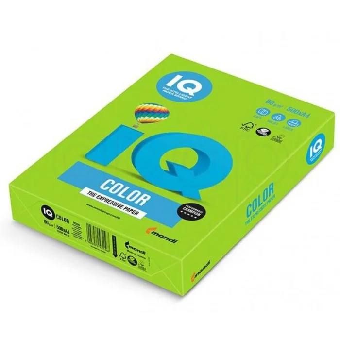 Top Prodej Papír xerografický barevný IQ ColorA4 160g 42 (MA) májově zelený250 listů