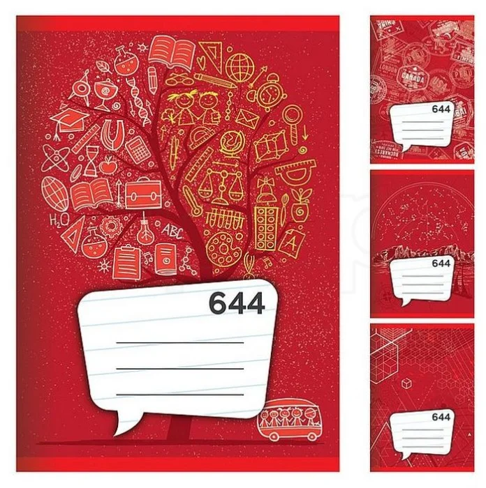Nová Kolekce Sešit A640 listůlinka 644
