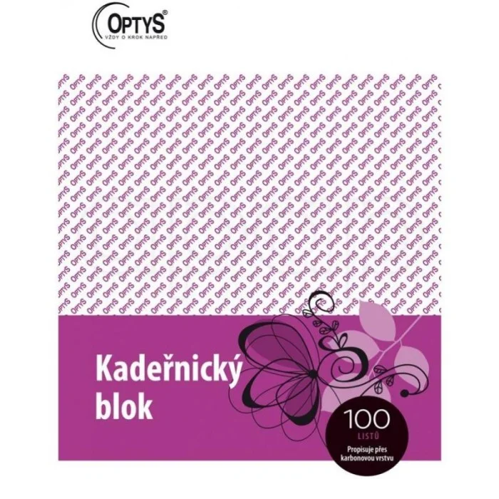 Služby NCRkadeřnický blok100 listů Optys 1271 Super Cena