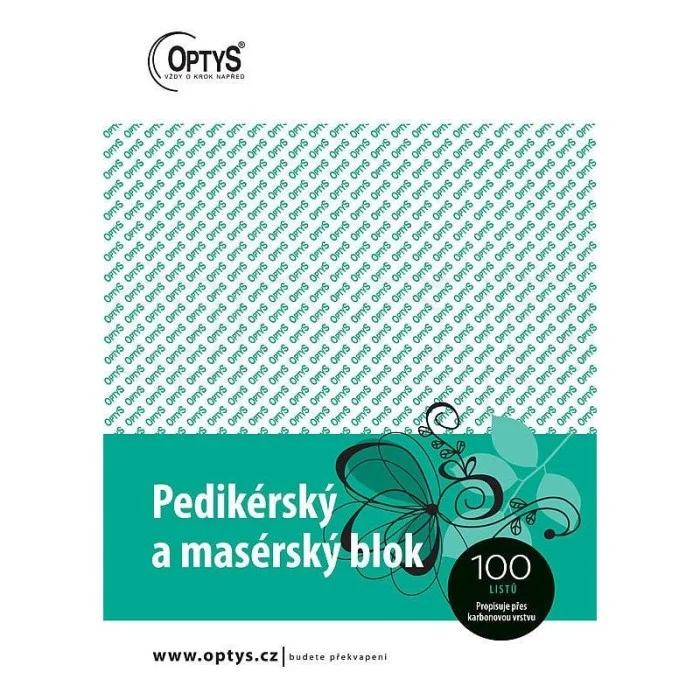 Služby NCRpedikérský a masérský blok100 listů Optys 1276 Víkendová Akce
