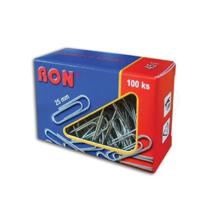 Sponky dopisní RON45125mm ZN100 ks /krt.256/ Speciální Cena