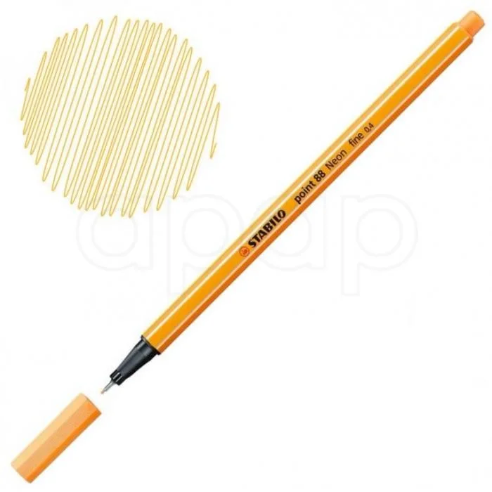 Koupit Online STABILO liner 0,4mm POINT 88 NEON oranžový 88/054