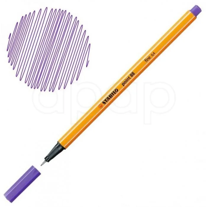 Odeslání Ihned STABILO liner 0,4mm POINT 88 fialový 88/55