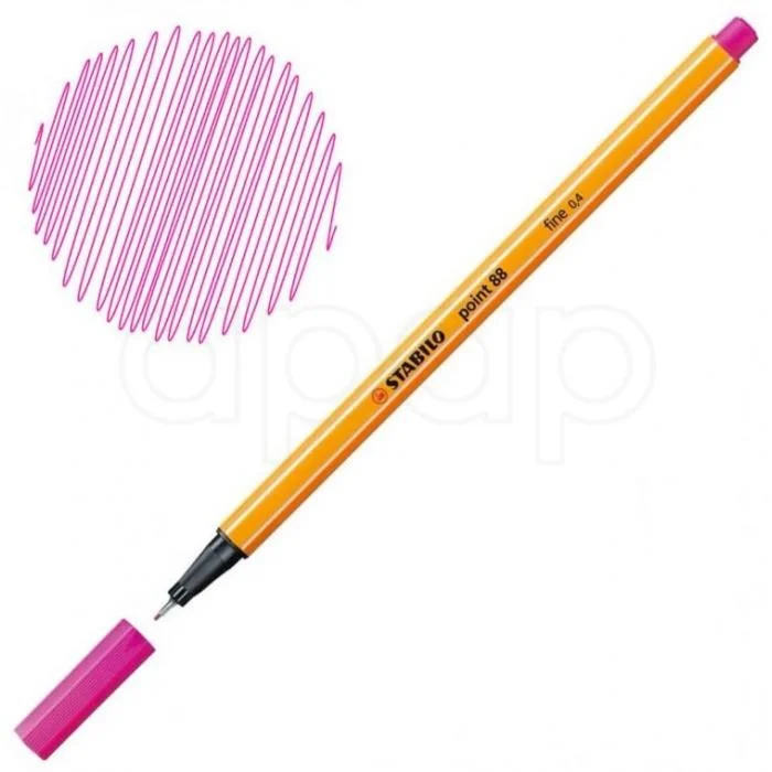 STABILO liner 0,4mm POINT 88 růžový 88/56 Koupit Online