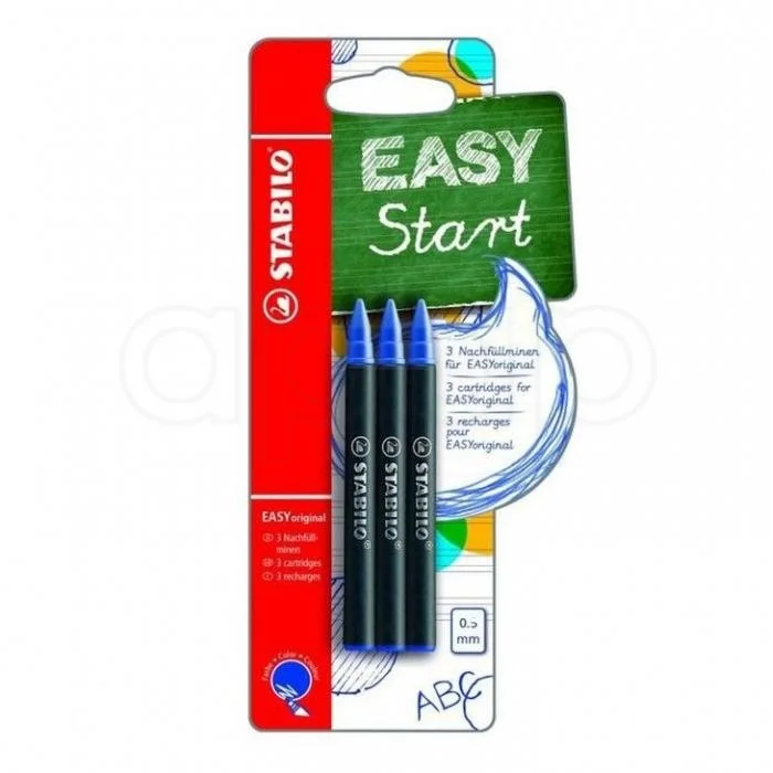 STABILO náplň EASYOriginal0,3mm/3 ks modrá Poslední Šance