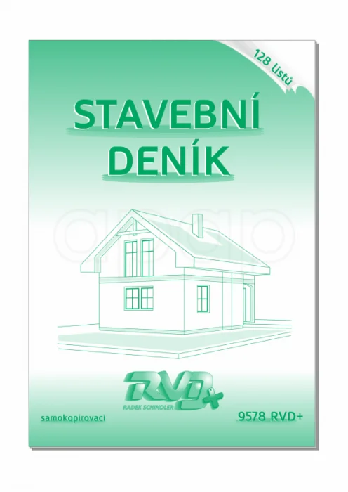 Stavební deník A4 NCR číslovaný3x15 listů RVD 9568+ Nakupujte Hned