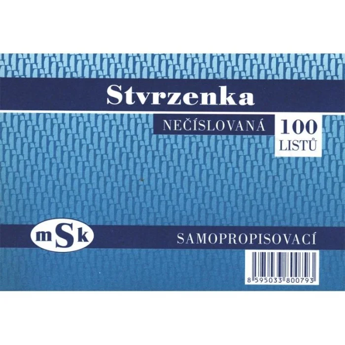 Akční Nabídka Stvrzenka A6NCR 100 listů Msk 79