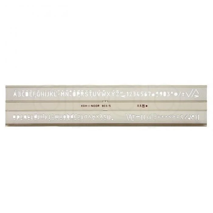 Omezená Nabídka Šablona písmenová0,35cm 9748004
