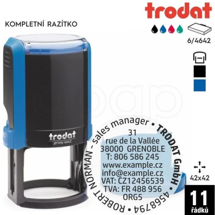 Originální Razítko TRODAT 4642 kulaté
