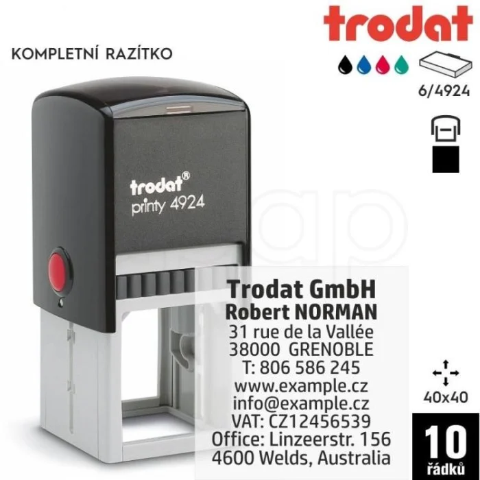 Objednat Nyní TRODAT 4924komplet