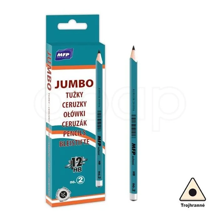 Vysoce Kvalitní Tužka JUMBO HBtrojboká MFP