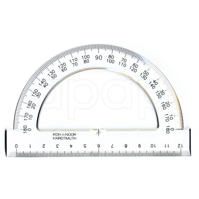 Úhloměr 180° 12cm plast transparentKoh-i-Noor Objednat Nyní