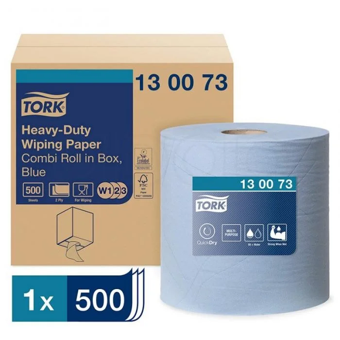 Utěrky papírové průmyslové TORK v boxu 1 role 2vr. 170m 130073 Přímo Od Výrobce