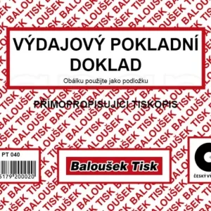 Sleva Výdajový pokl. dokl. A6 NCR50 listů BaloušekPT 040