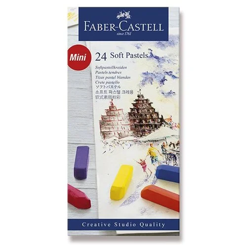 Faber-Castell Pastelové křídy Mini 24 barev Omezená Nabídka