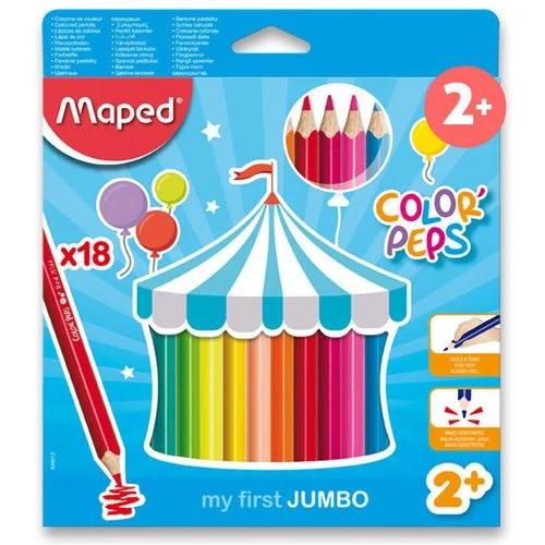 Maped Pastelky Color'Peps Jumbo - 24 barev Cenová Bomba