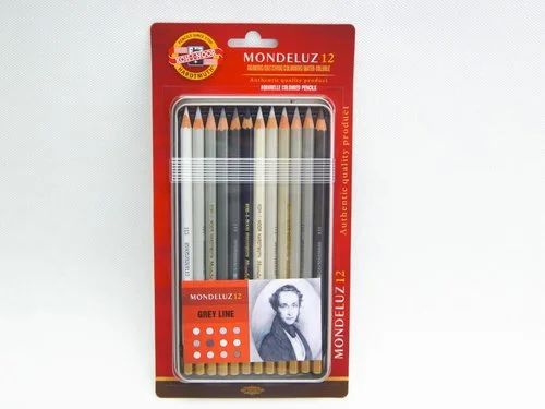 Časově Omezené Pastelky 3722/12 MONDELUZ šedá řada
