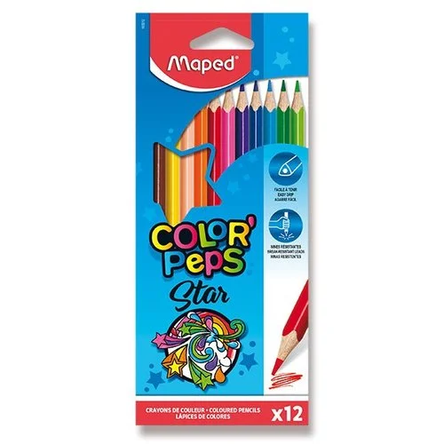 Pastelky MAPED Color´Peps, 12 barev Nejprodávanější