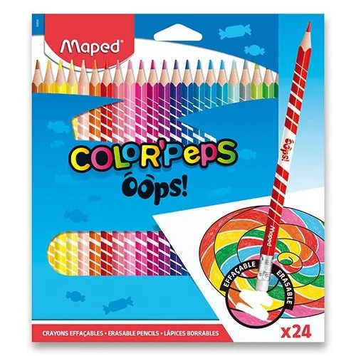 Značkový Maped PastelkyColor'Peps Oops 24 barev
