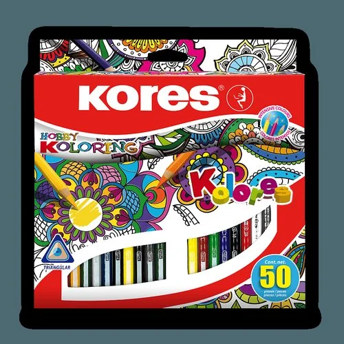 Kup Teď Pastelky 50 kusů Mandalas Kores