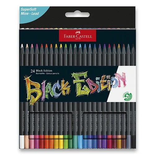 Pouze Dnes Faber-Castell PastelkyBlack Edition 24 barev
