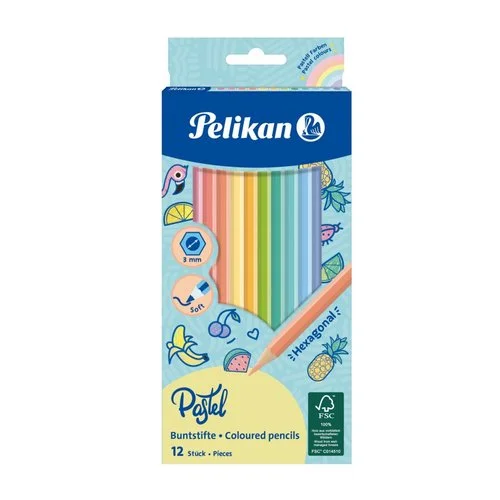 Pastelky pastelové, 12 ks Poslední Šance