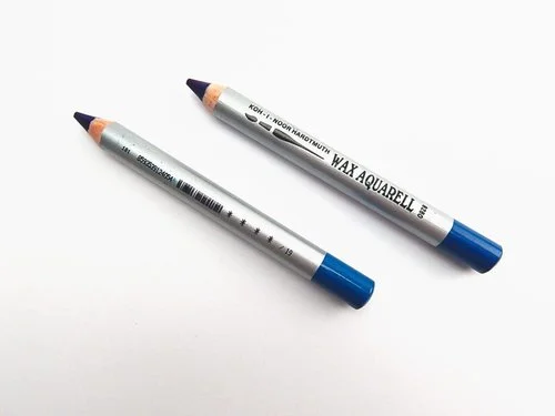 Pastelka modř tmavá WAX akvarel Zlevněný