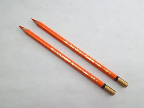 Novinka Pastelka oranžová akvarelová 3720/05