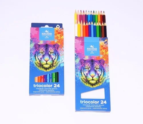 Pastelky 3134/24 trojhranné tenkéTYGR Levný