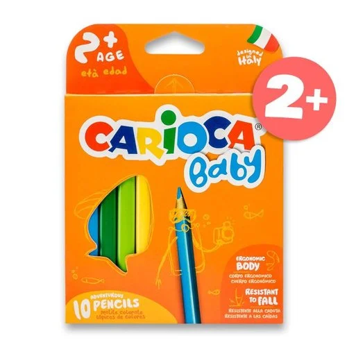 Cenový Hit Carioca Pastelky Baby Jumbo 10 barev