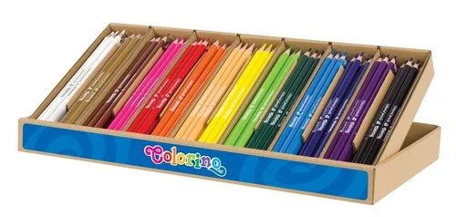 Originální Colorino pastelky trojhranné, BIG BOX, 14 barev