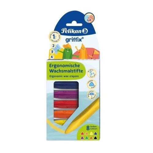 Pelikan - Voskovky Griffix, 8 ks Nejlepší Volba